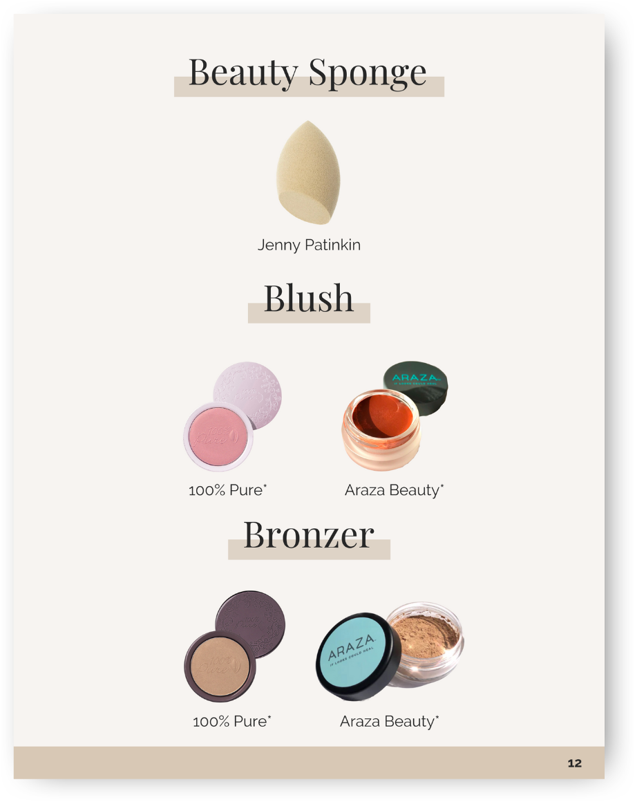Non-Toxic Haircare + Makeup eBook